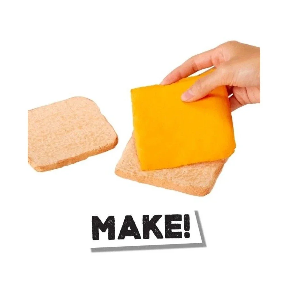 Slime Life Grilled Cheese And Chips DIY Slime Kit, Make! Smash! Stretch! Food